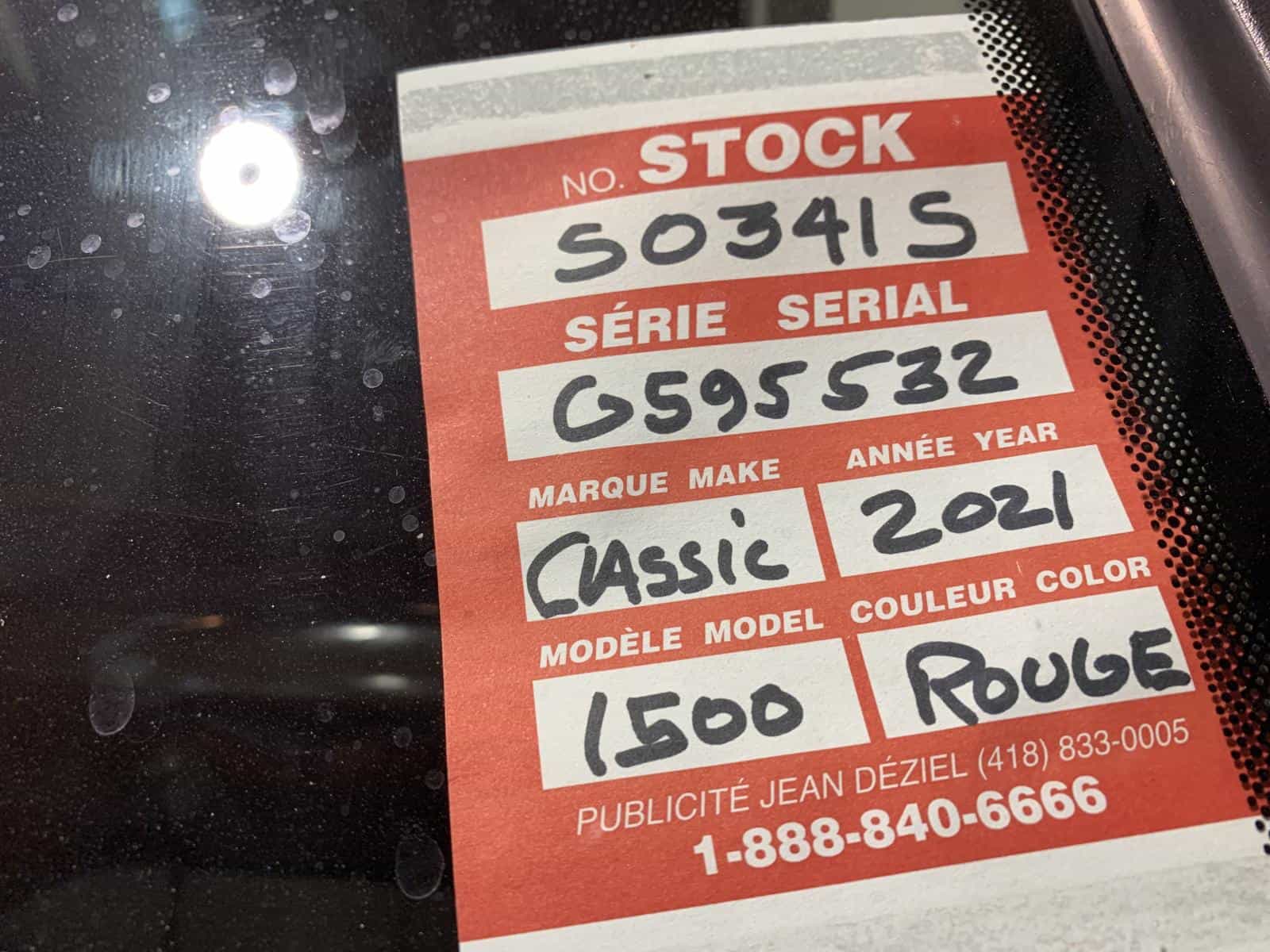 2021 RAM 1500 CLASSIC TRADESMAN SXT - Image 30